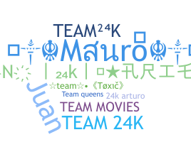 Nickname - Team24k