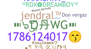 Nickname - RDXGAMER