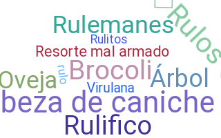 Nickname - rulos