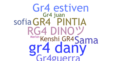 Nickname - GR4
