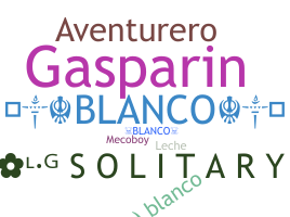 Nickname - Blanco