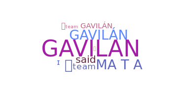 Nickname - Gavilan