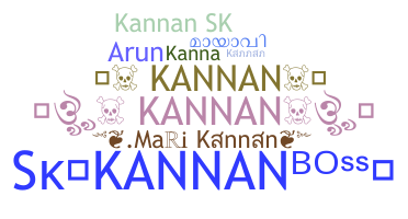 Nickname - Kannan