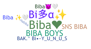 Nickname - Biba