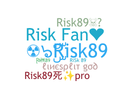 Nickname - risk89