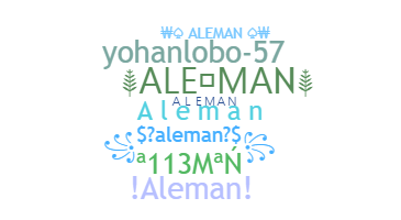 Nickname - Aleman