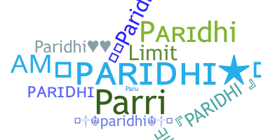 Nickname - Paridhi
