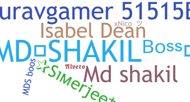 Nickname - MdShakil