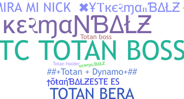 Nickname - Totan