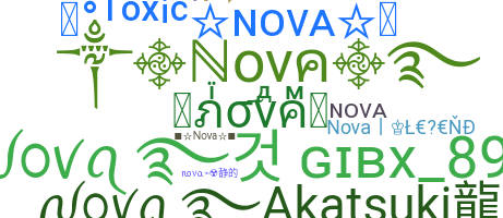 Nickname - Nova