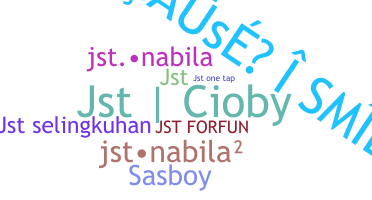 Nickname - jst