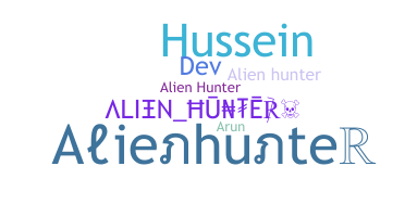 Nickname - alienhunter