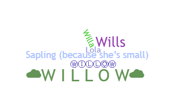 Nickname - Willow