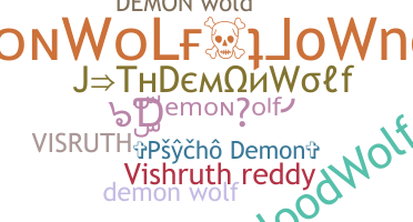Nickname - DemonWolf