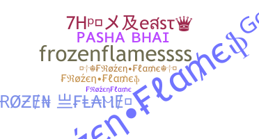 Nickname - frozenflame