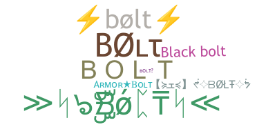Nickname - Bolt