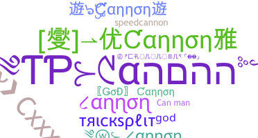 Nickname - Cannon